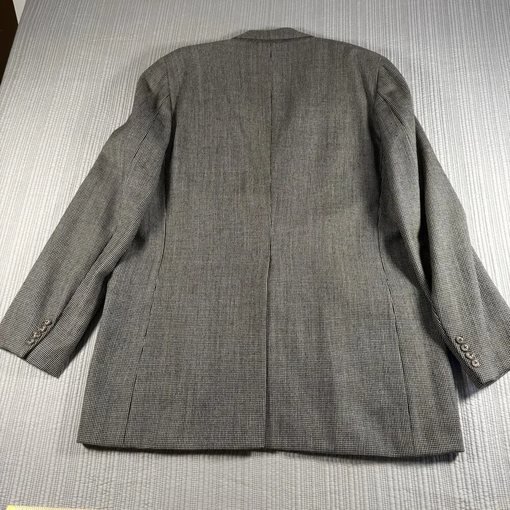 Southwick Blazer Mens 48R Gray Fleck Tweed Wool Made In USA Ivy League Heritage